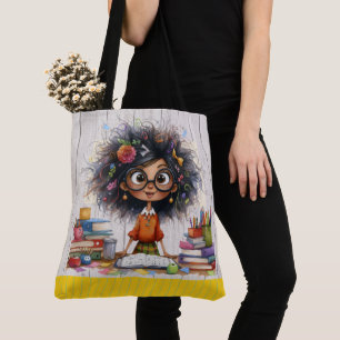 Cute Teacher Tote - se bak Tygkasse
