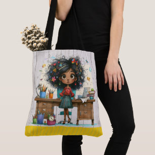 Cute Teacher Tote - se bak Tygkasse