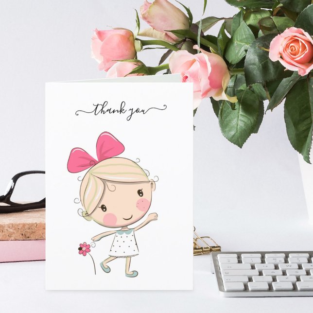 Cute Teacher-uppskattningen är ett tillsatt tackko Tack Kort (Skapare uppladdad)
