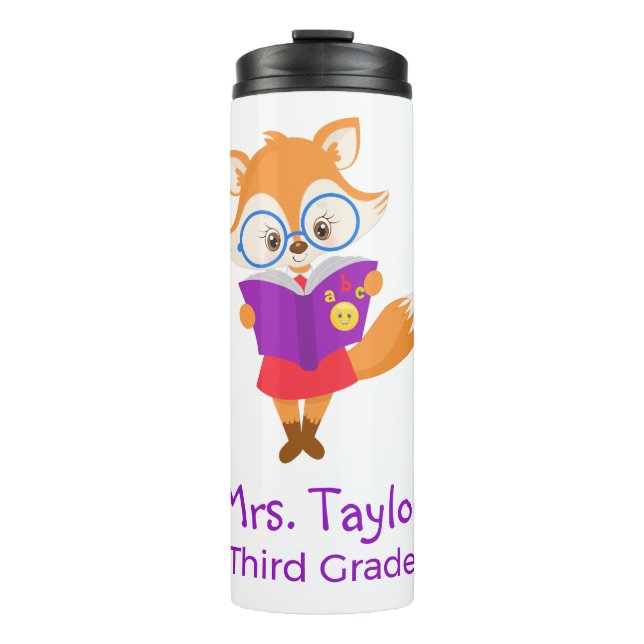Cute Teacher's Gift med Fox (Framsida)