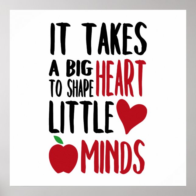 Cute Teacher's ord skoldecor poster (Framsidan)