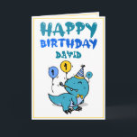 Cute Teal T-Rex Dinosaur Grandson 1:a födelsedagen Kort<br><div class="desc">Cute Teal T-Rex Dinosaur Grandson 1st Birthday, den här designen är för vem som helst som tittar något trevligt för en liten pojke på hans första födelsedag. Om du är tittar för 1:a födelsedag, särskilt för din barnson, är det här precis vad du behöver. Utformningen har en söt dinosaurie som...</div>