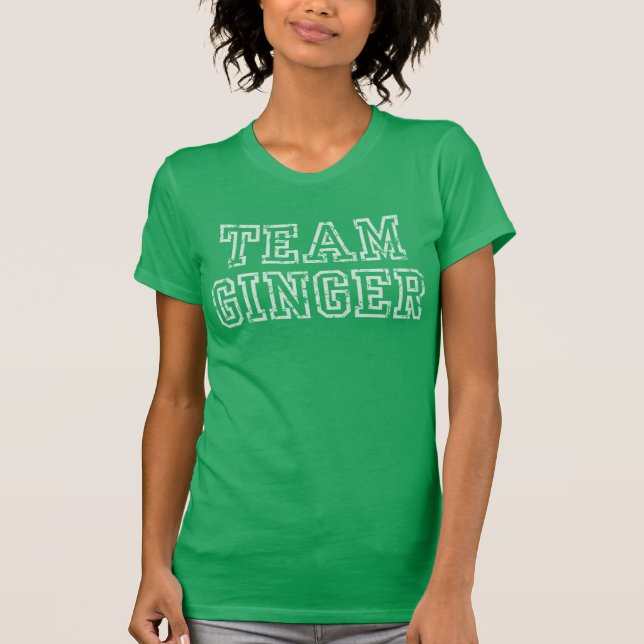 Cute Team Ginger St patrick's day T-shirt (Framsida)