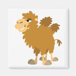Cute Tecknad 2-Humped Camel Magnet