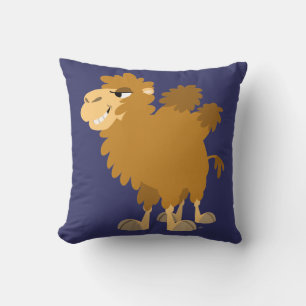Cute Tecknad 2-Humped Camel Pillow Kudde