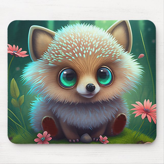 Cute tecknad animal musmatta (Framsidan)