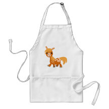 Cute Tecknad Appaloosa Pony Apron