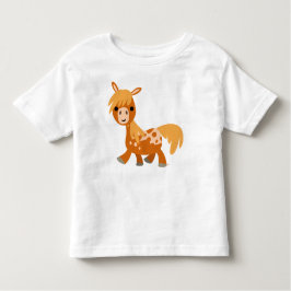 Cute Tecknad Appaloosa Pony-children T-shirt