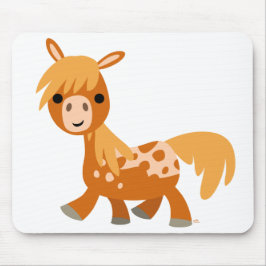 Cute Tecknad Appaloosa Pony mousepad Musmatta