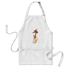 Cute Tecknad Baby Giraffe Apron Förkläde