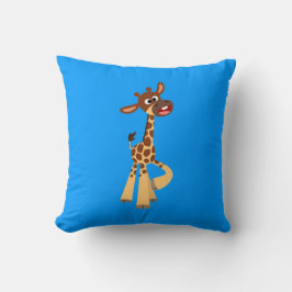 Cute Tecknad Baby Giraffe Pillow Kudde