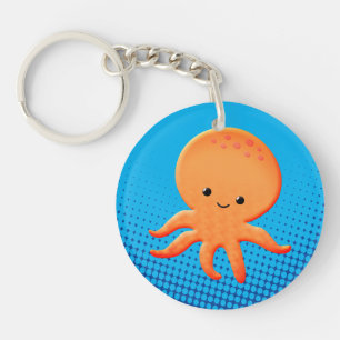 Cute Tecknad Baby Octopus