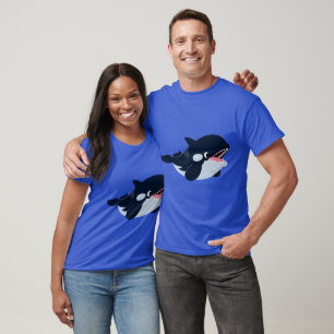 Cute Tecknad Baby Orca T-Shirt
