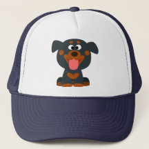 Cute Tecknad Baby Rottweiler Hat