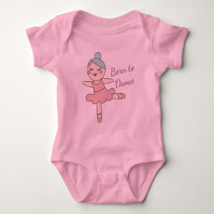 Cute Tecknad Ballet Dancer Girl  T Shirt