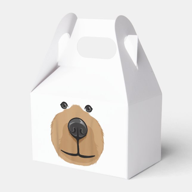 Cute Tecknad Bear Ansikte Head Costume Party Presentaskar (Framsidan Sidan)