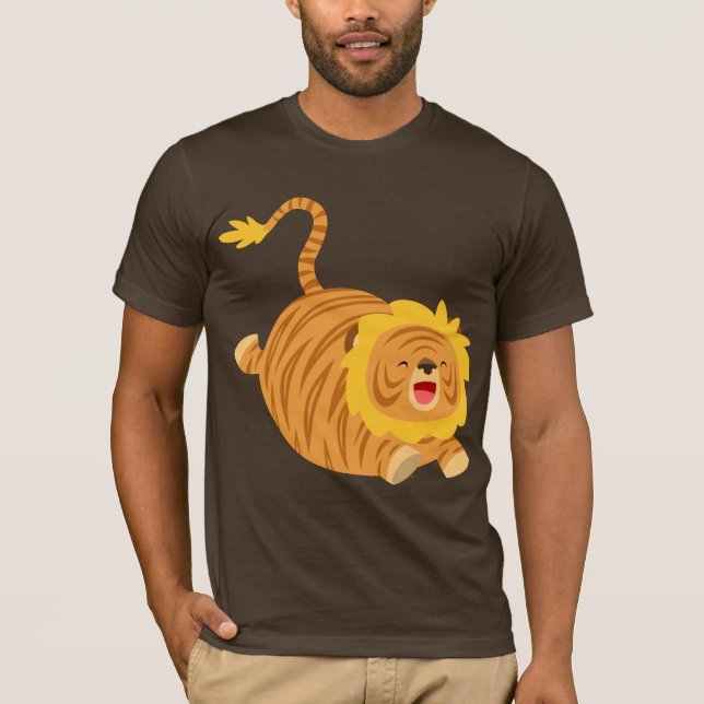 Cute Tecknad Bouncy Liger T-Shirt (Framsida)