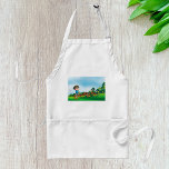 Cute Tecknad Boy Golfing Roligt Golf Älskare Desig Förkläde<br><div class="desc">Cook, grill eller bak i stil med denna roligt golftematerade plattor med en lekfull tecknad golfer i rörelse. Perfekt för golf älskare, BBQ-entusiaster och kökspros. Den här högkvalitativa plattan ger en sportig beröring till all kokningsupplevelse. Designad för bekvämlighet och hållbarhet skyddar kläderna samtidigt som du tittar snyggt. Underbart för bakgårdspakiller,...</div>