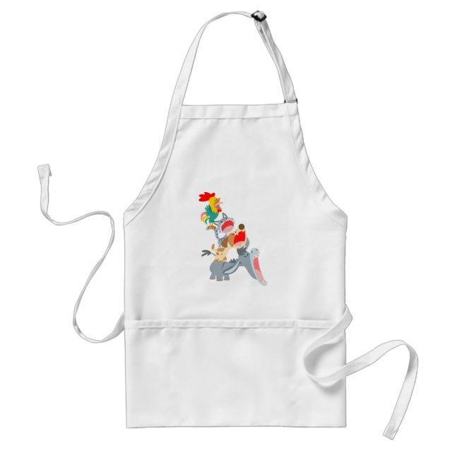 Cute Tecknad Bremen Town Musician Apron Förkläde (Framsidan)