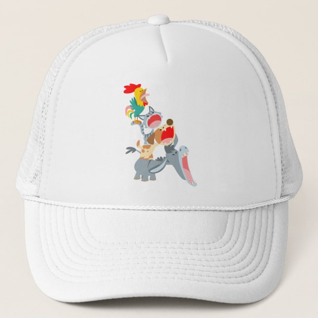 Cute Tecknad Bremen Town Musician Hat Keps (Framsida)
