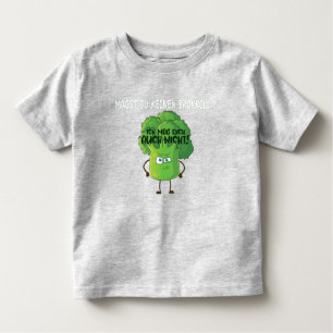 Cute Tecknad Broccoli Du tycker inte om Broccoli B T Shirt