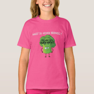 Cute Tecknad Broccoli Du tycker inte om Broccoli  T Shirt