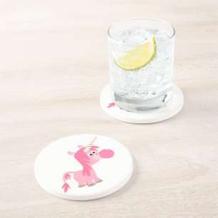 Cute Tecknad Bubble Gum Unicorn Underlägg