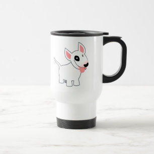 Cute Tecknad Bull Terrier Mugg