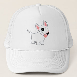 Cute Tecknad Bull Terrier T-Shirt Keps