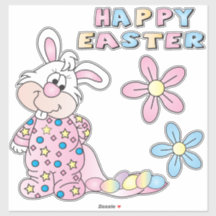 Cute Tecknad Bunny - Rosa - Kisskuren