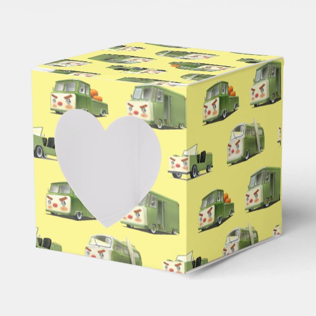 Cute Tecknad Cars Lineup Presentaskar (Framsidan Sidan)