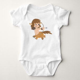 Cute Tecknad Centaur Sagittarius Baby Apparel T Shirt