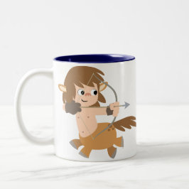 Cute Tecknad Centaur Sagittarius Mugg