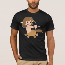 Cute Tecknad Centaur Sagittarius T-Shirt