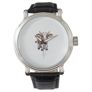 Cute Tecknad Cow Armbandsur