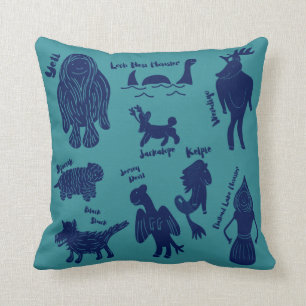 Cute Tecknad Cryptids Cryptozoology Guide Thline P Kudde