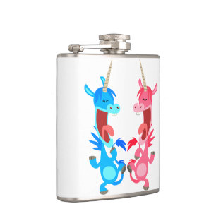 Cute Tecknad Dannading Unicorns Hip-kolv Fickplunta
