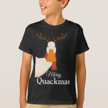 Cute tecknad Den finaste julen anka Merry Quackmas