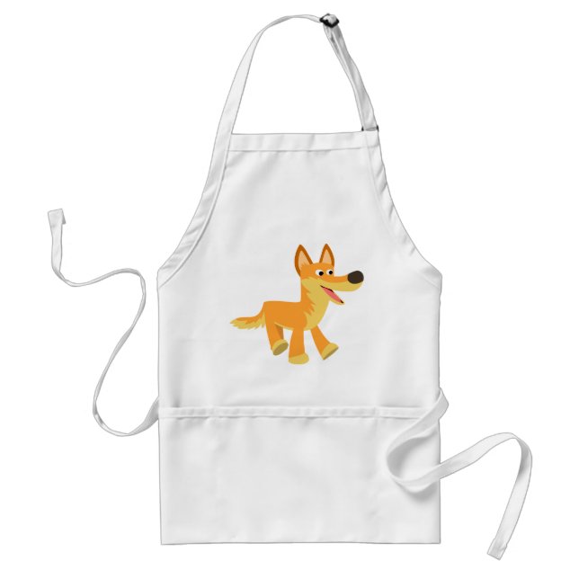 Cute Tecknad Dingo Förkläde (Framsidan)