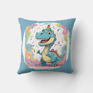Cute Tecknad Dinosaur Dekorativ kudde