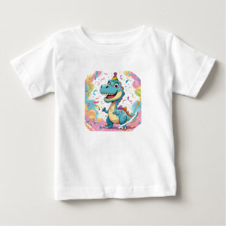 Cute Tecknad Dinosaur T-Shirt