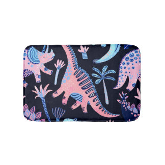 Cute tecknad dinosaurs mönster. badrumsmatta