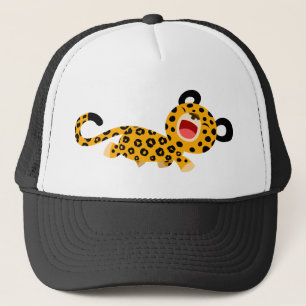 Cute Tecknad Facetious Leopard Hat Keps