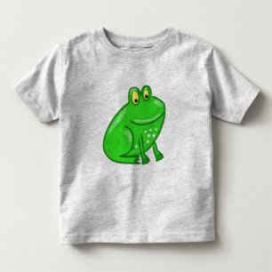 Cute Tecknad Frog Tee