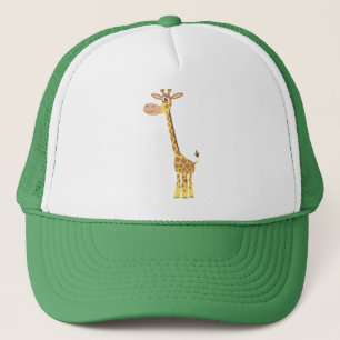 Cute Tecknad Giraffe Hat Keps