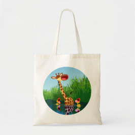 Cute Tecknad Giraffe och Ducklings Bag Tygkasse