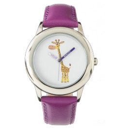 Cute Tecknad Giraffe Watch Armbandsur
