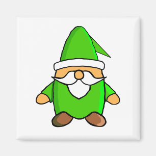 Cute Tecknad Gnome Magnet