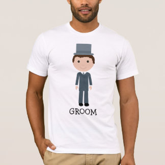 Cute Tecknad Groom Tröja