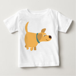 Cute Tecknad Gult Labrador Baby T-Shirt